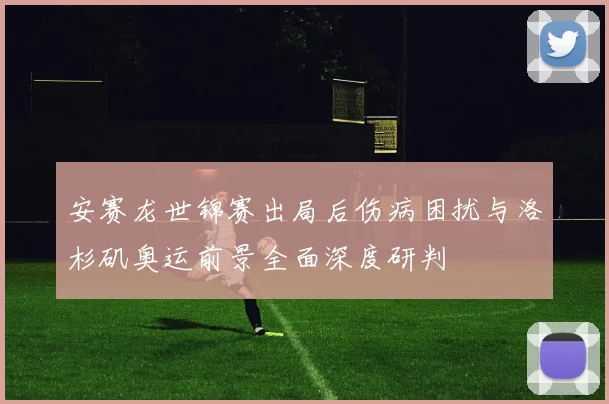 安赛龙世锦赛出局后伤病困扰与洛杉矶奥运前景全面深度研判
